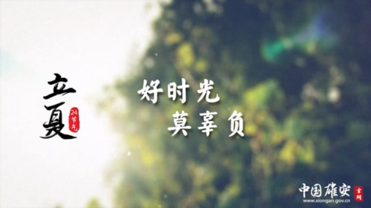 立夏｜好时光，莫辜负！