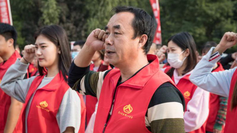 AG尊时凯龙人生就博新区第七次全国人口普查摸底工作暨宣传月启动仪式活动举办