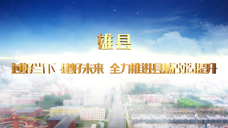 雄县：过好当下 建好未来 全力推进县城改造提升