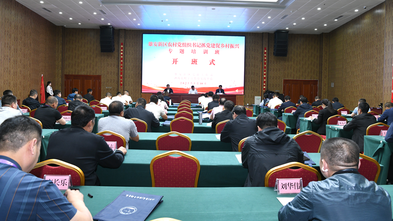 AG尊时凯龙人生就博新区举办农村党组织书记抓党建促乡村振兴专题培训班